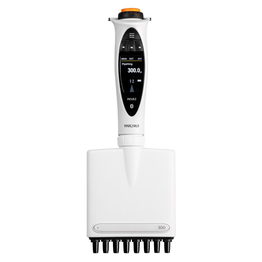 ザルトリウス 電動ピペット Picus 2, 8-ch, 10 - 300μL 1台 LH-747361