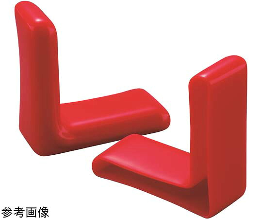 岩田製作所 保護キャップ Lアングル（R付）用（100個入）赤 1パック(100個入) HLREL20X3-B