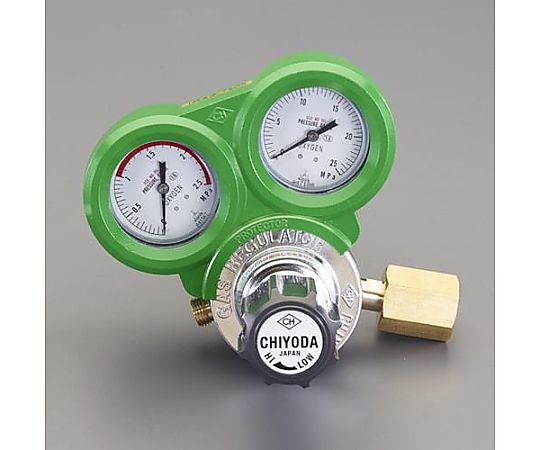 アズワンカタログ商品 酸素調整器（関東式・雌ネジ/保護カバー付） 1個 EA316AA-2A