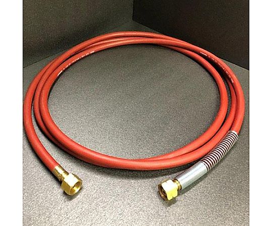 アズワンカタログ商品 3m アセチレンバーナー用ホース（両端金具付） 1個 EA330AK-3B