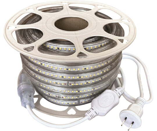 富士倉 LED索条点火装置 白 20m（ワット数付き添い人） 1巻 FRL-W20M