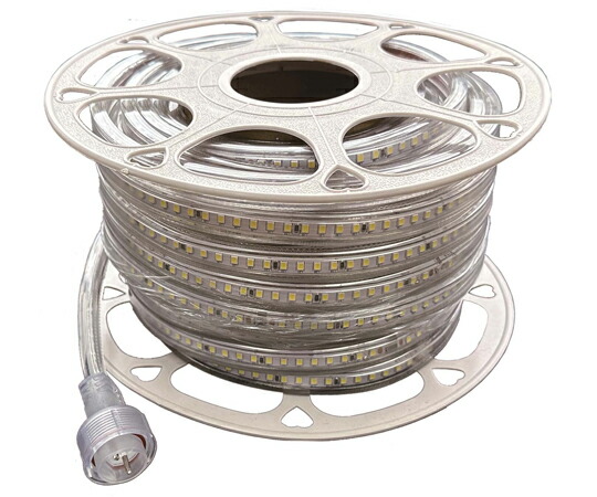 富士倉 LEDロープライト 増設用 白 20m 1巻 FRL-20GW