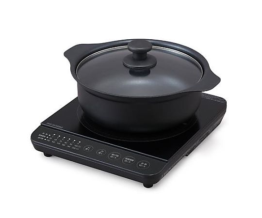 アイリスオーヤマ IH調理器・鍋セット 1個 EA763AK-35B