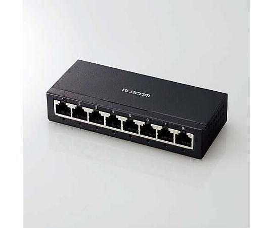 エレコム スイッチングハブ（ギガ対応/8ポート/メタル筐体） 1個 EA764BY-172