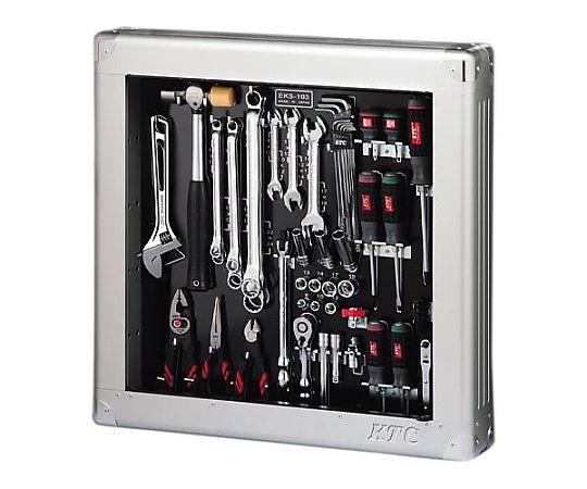 KTC [56個組] 工具セット（薄型ケース/シャッター付） 1セット EA612SB-43B