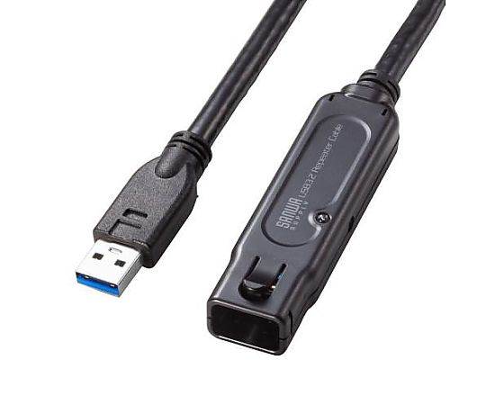 サンワサプライ 10m アクティブリピーターケーブル（USB3.2/抜止ロック） 1個 EA764AF-28