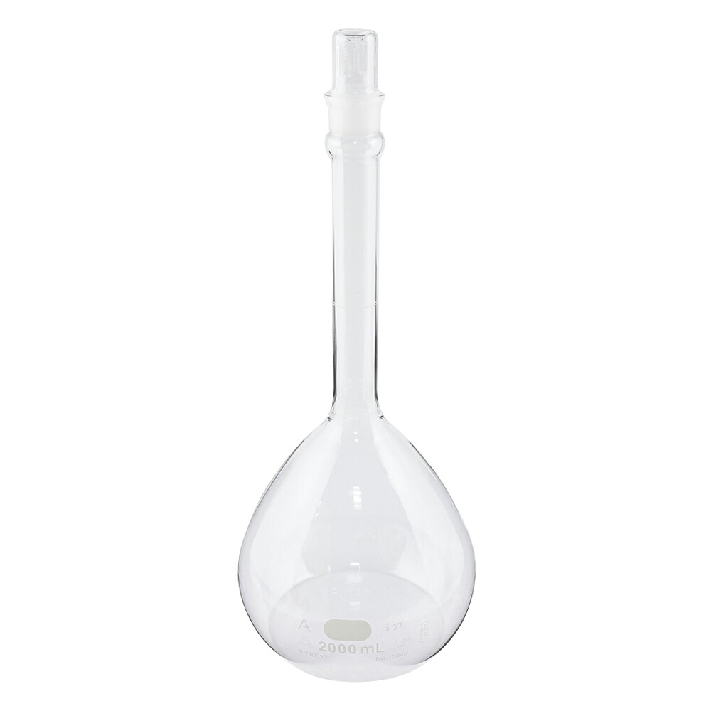 コーニング・PYREX 刃針瓶 CLassA 白 2000mL 目盛り調整基礎づける書き出し 1個 5640-2L
