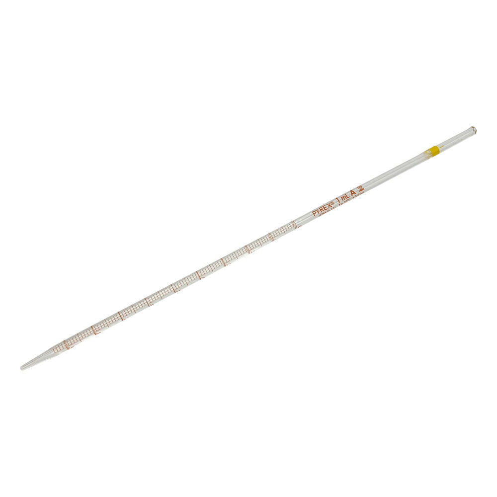 コーニング・PYREX メスピペット（JIS規格） 1mL 校正証明書付 1個 7085JIS-1
