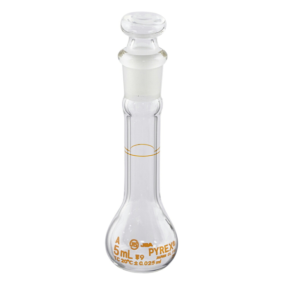 コーニング・PYREX 刃針瓶（JIS判定基準） 5mL 英語版目盛り調整基礎づける付け出し 1個 5640JIS-5