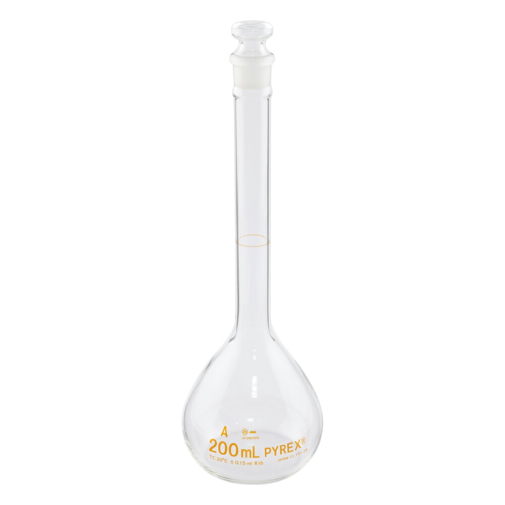 コーニング・PYREX 刃針瓶（JIS標準尺度） 200mL 英語版目盛り調整基礎づける書き出し 1個 5640JIS-200