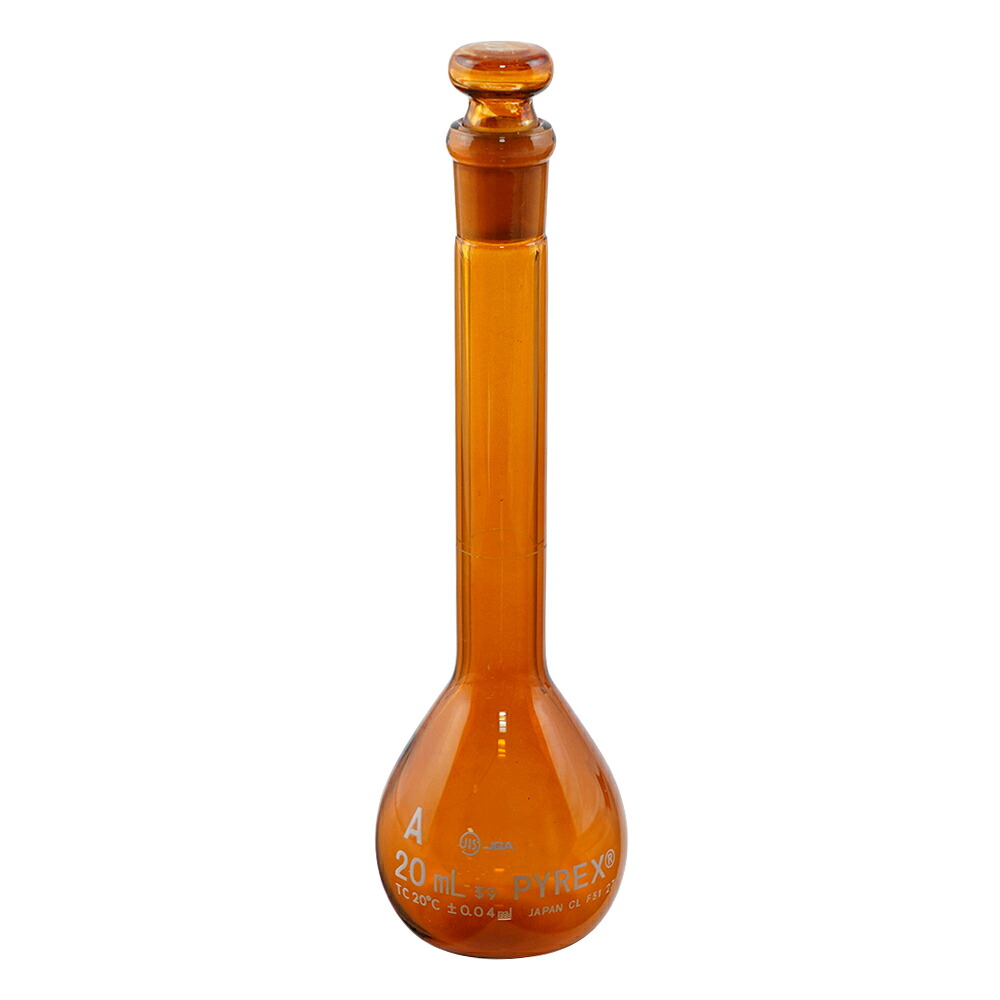コーニング・PYREX 刃針瓶（JIS標準尺度） 20mL 英語版目盛り調整基礎づける書き出し 1個 55640JIS-20