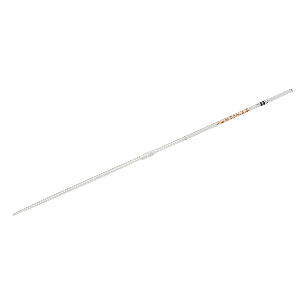 コーニング・PYREX PYREX JIS ホールピペット 0.5mL JCSS校正証明書付 1本 71JIS-XS