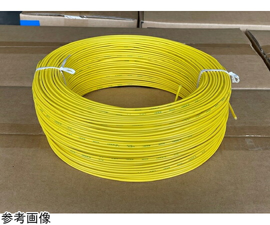 KHD 灯し火備品用ビニル基不成立電話線 1巻(200m入) 1巻(200m入) KIV 1.25sq 黄