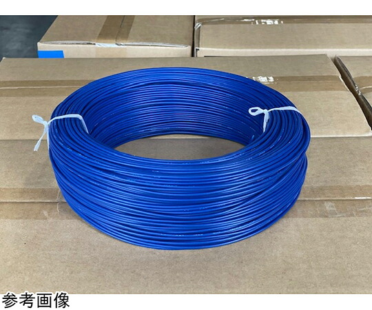 KHD 灯し火備品用ビニル基不成立電話線 1巻(200m入) 1巻(200m入) KIV 1.25sq 青