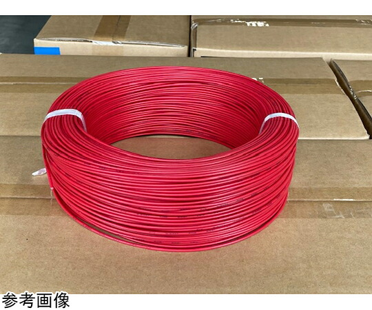 KHD 灯し火備品用ビニル基不成立電話線 1巻(200m入) 1巻(200m入) KIV 1.25sq 赤