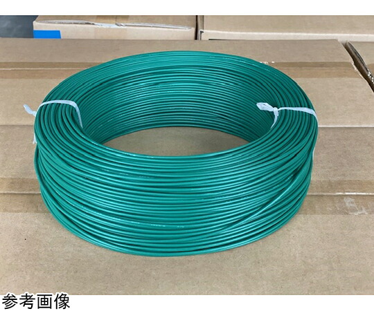 KHD 灯し火備品用ビニル基不成立電話線 1巻(200m入) 1巻(200m入) KIV 1.25sq 緑