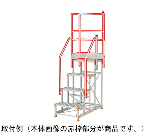 ピカコーポレイション 作業台オプション 両手すり天場L FGN-TRL346-25 1個 FGN-TRL346-25