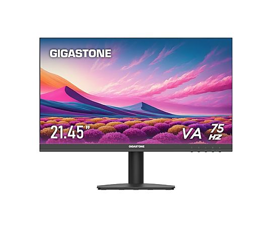 【大型商品代引不可/直送】 ギガストーン 21.48型VAパネルFull HD対応フレームレスワイド液晶モニター 1台 GJLA-22FA51-2145