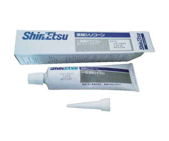 信越化学工業 工業用シーリング剤 耐油性・耐溶剤性フロロシリコーンRTVゴム 120g 1本 FE-2000-120G