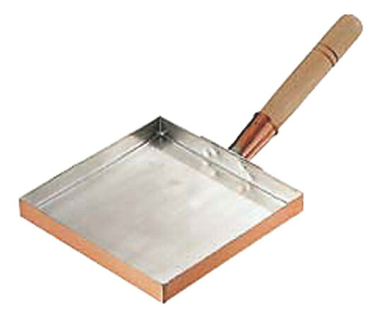 丸新銅器 銅玉子焼 関東型(うす焼用)21cm 1個 62-8169-75