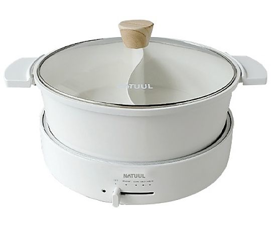 アズマ NATUUL 2食おやこ電気なべ 1台 NL-GP2ED