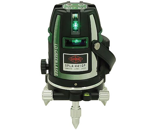 サンピース 緑であることレーザ墨出器 磁気ダンパー 1台 SPLA-441GP