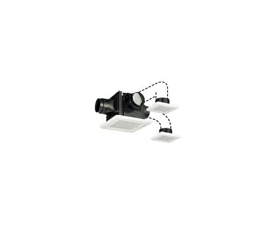 日本キヤリア ダクト用換気扇（低騒音　2・3部屋　2箇所操作） 1個 DVP-T14CLDPT 37,188円