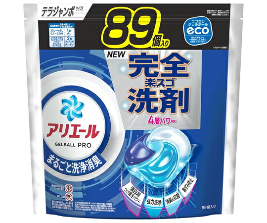 P＆G アリエールジェルボールプロ つめかえテラジャンボサイズ 89個 89個入 60-2882-23