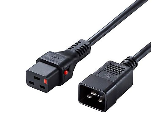 サンワサプライ 250V/15Ax5m 電源コード（コンセント-PC接続/抜止） 1個 EA764CD-55