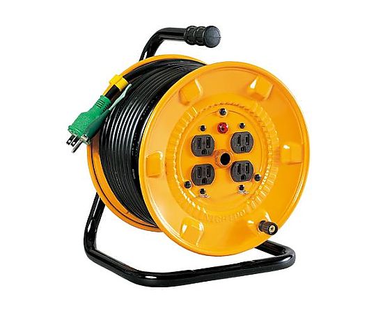 日動工業 AC125V/15A/30m コードリール（アース付） 1個 EA815BH-30A