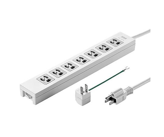 サンワサプライ AC125V/15Ax5m タップ（7口/3P/一括スイッチ/抜止） 1個 EA815GM-322