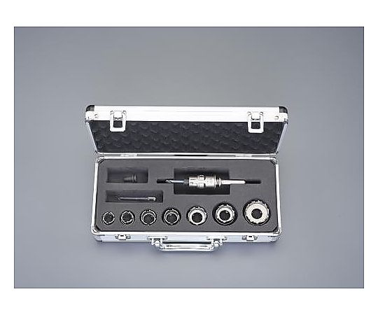 ミヤナガ 7本組 超硬付ホルソーセット 1セット EA822A-204A