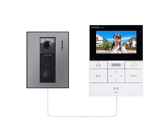 アイリスオーヤマ テレビドアホン（WiFi対応） 1個 EA864BB-42