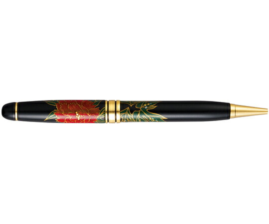 セキセイ 輪島塗ボールペン 蒔絵 雅風 牡丹 1本 AX-8801-00