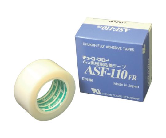 中興化成工業 フッ素樹脂粘着テープ ASF110FR 0.23t×30w×10m ASF110FR-23X30 1巻