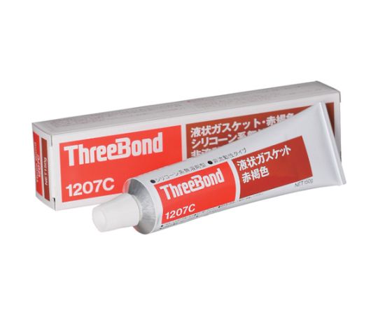 スリーボンド 液状ガスケット シリコーン系 150g 赤褐色 TB1207C 1本