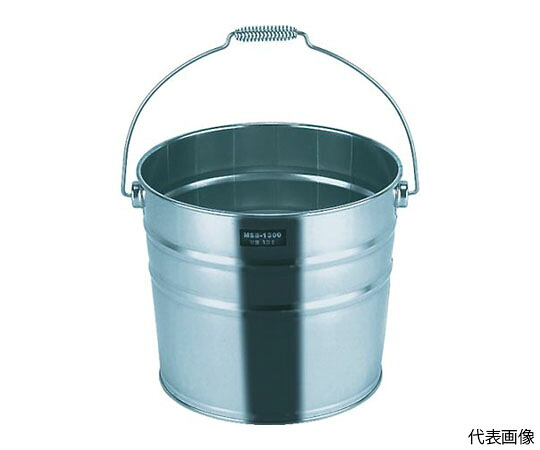 店内全品ポイント5倍★要エントリー★トラスコ中山 ステンレスバケツ　15L　300ΦXH305　取手付 T-MNM-15A 1個｜Shop de clinic店