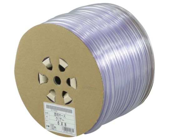 三洋化成 透明ホース6×8 100mドラム巻 TM-68D100T 1巻