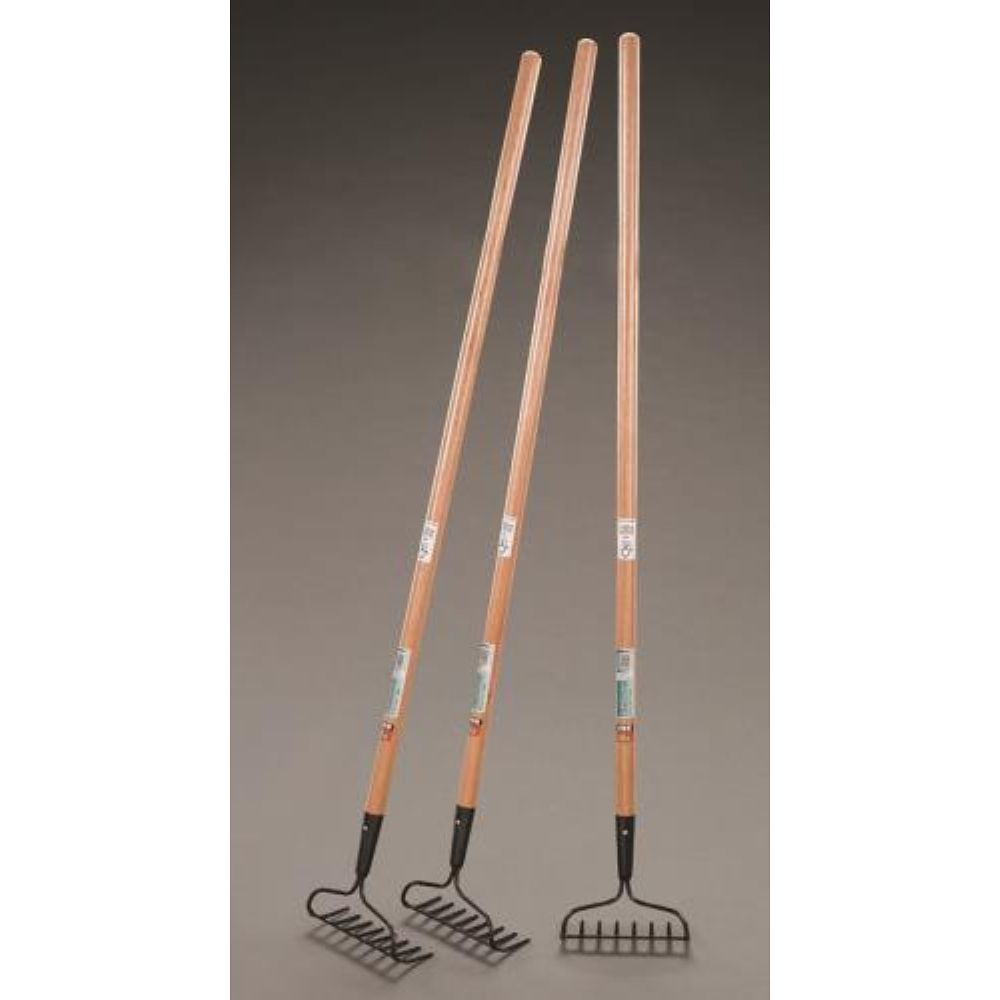 アズワン ガーデンレーキ（木柄/3本組）　195×1323mm EA650RB-12A 1組(3本入)