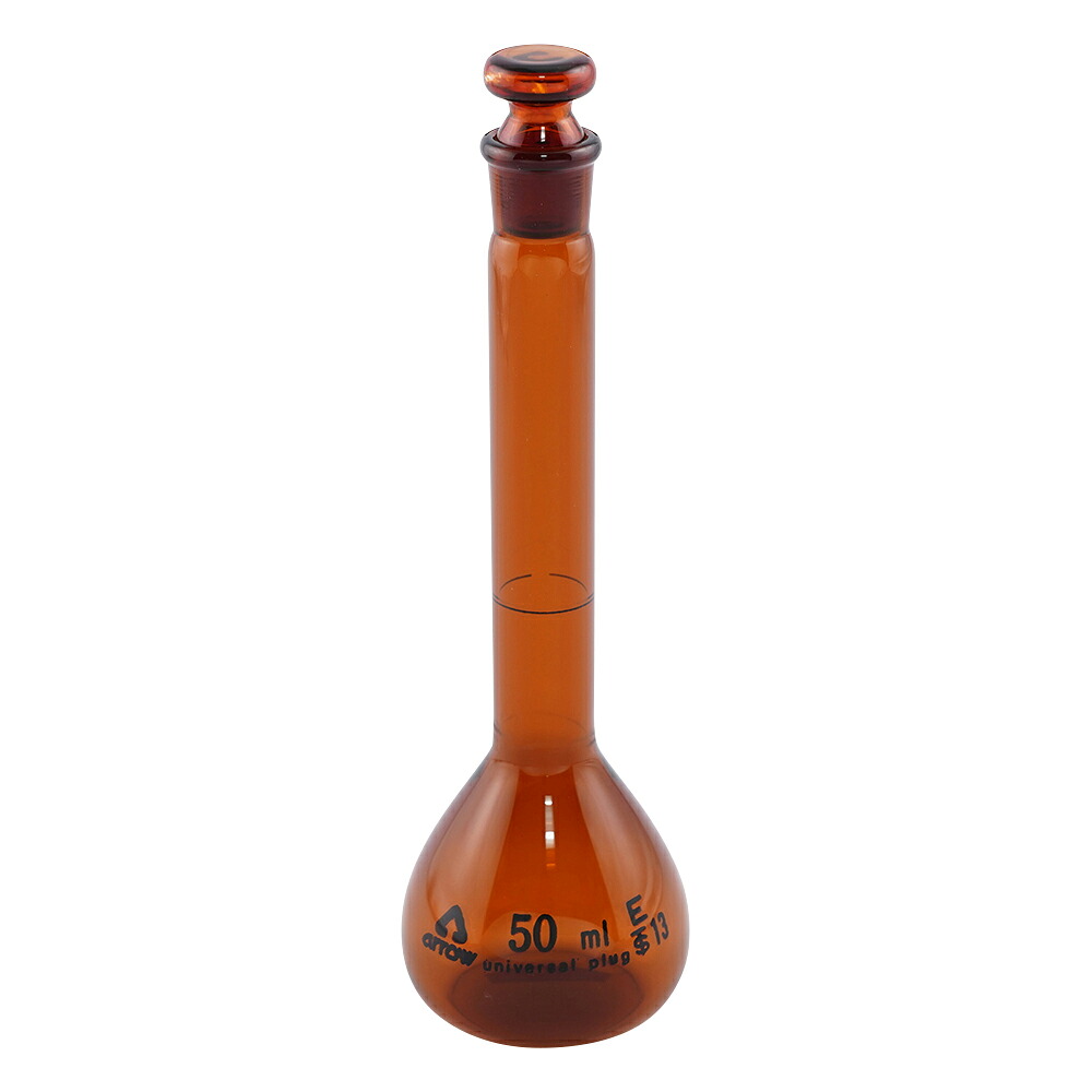 アズワンカタログ生産品 澄み切った摺り刃針瓶（堅牢さ硝子製） 茶 50mL 中国語版目盛り調整証拠だてる検面調書