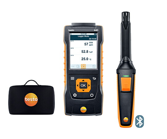 テストー マルチ周囲の状況位置づける器 testo440 IAQ仕かける  1仕かける