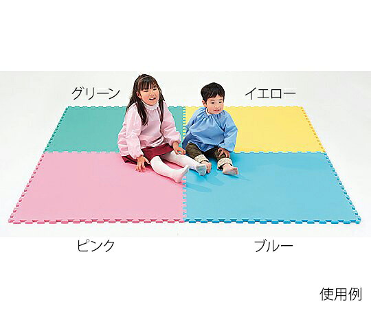エッグクッションマット　イエロー 1組(4枚入)