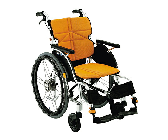 松永製作所（車椅子・介護用品） ネクストコア（アルミ製・背折れタイプ）　オレンジ 1個