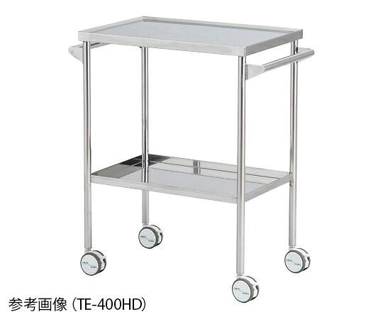 店内全品ポイント5倍★要エントリー★ナビス(アズワン) ステンレスワゴン 手摺有り 714×400×800mm 1個|Shop de clinic店