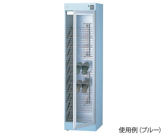 店内全品ポイント5倍★要エントリー★【メーカー直送】スリッパ殺菌灯付きクローゼット ブルー 1台【代金引換不可】|Shop de clinic店