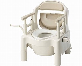 【送料無料】ポータブルトイレFX-CP　暖房・快適脱臭タイプ (533-590、533-270)