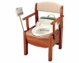 【送料無料】【専門家による１年間の無料介護相談付】ポータブルトイレきらく　S型 (48841) 62,920円