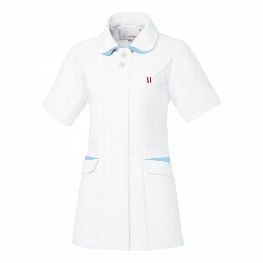 明石スクールユニフォームカンパニー ジャケット　UQW1040-40(ﾎﾜｲﾄXｱｸｱ) Ｌ