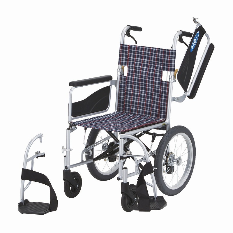 店内全品ポイント5倍★要エントリー★車いす（介助・アルミ）背折れ・多機能NEO-2W(420MM)｜Shop de clinic店