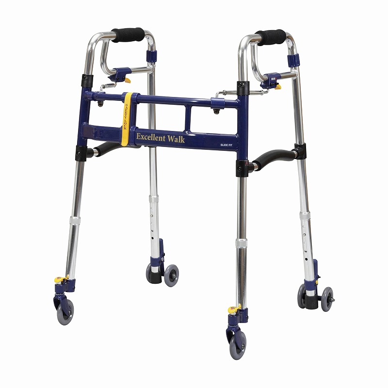 店内全品ポイント5倍★要エントリー★ユーバ産業 スライドフィットEX歩行器 H-0293CT 販売単位:1|Shop de clinic店